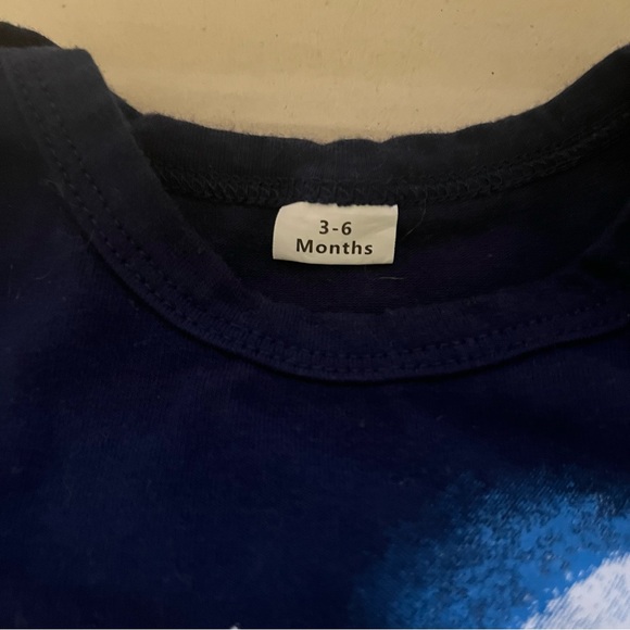 “I Love You To The Moon & Back” Navy Blue Space Theme Graphic Print 3 Piece Set - Picture 5 of 9